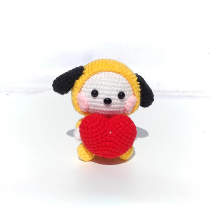 Crochet BT21 Chubby Amigurumi Pattern (Chimmy, Cooky, Koya, Shooky, RJ, Mang &amp; Tata | 7 Characters in One)