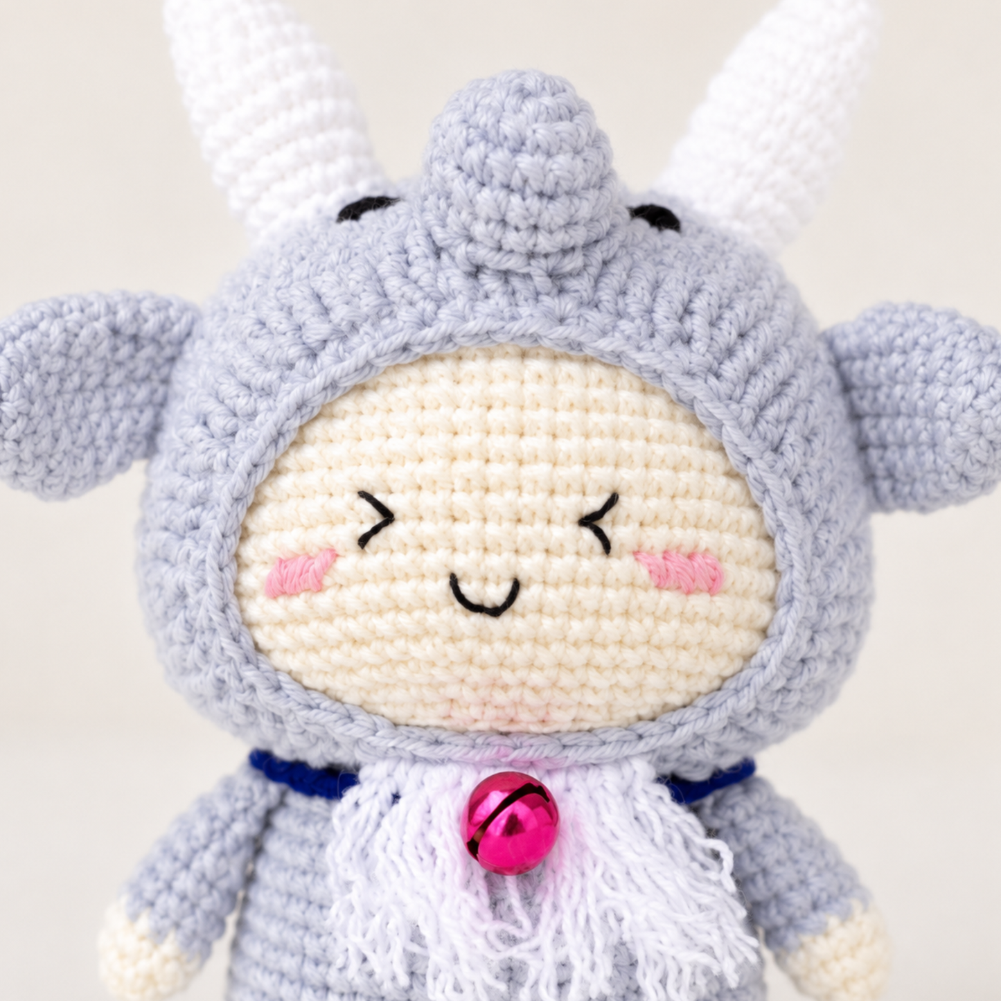 Crochet Capricorn Zodiac Doll Pattern (Amigurumi Keychain | 3 inches | English PDF)