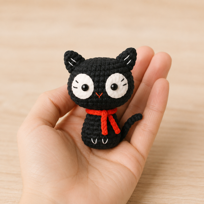 Crochet Mini Amigurumi Cat Pattern
