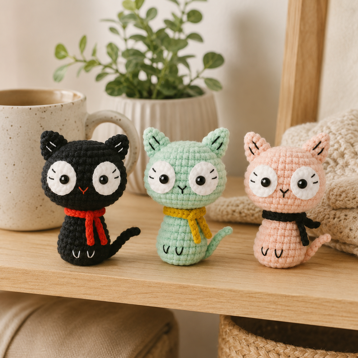 Crochet Mini Amigurumi Cat Pattern