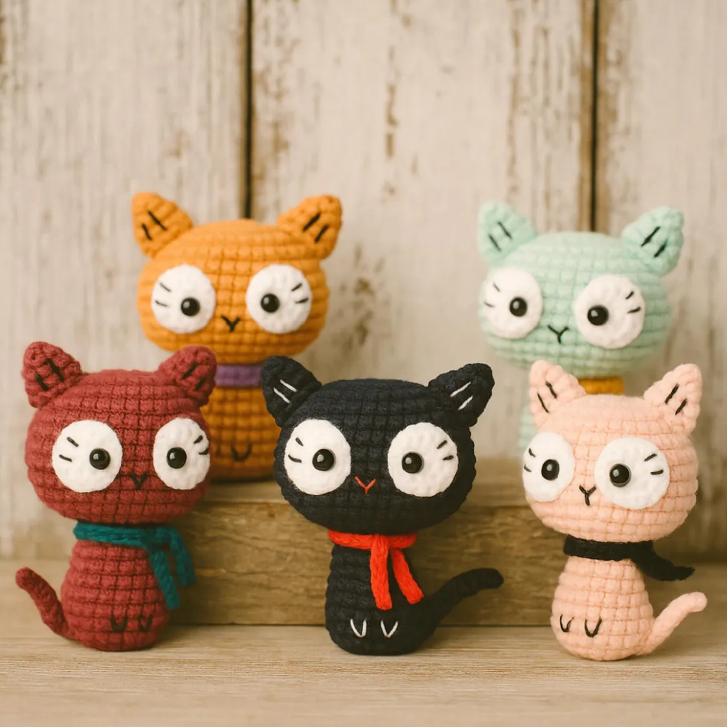 Crochet Mini Amigurumi Cat Pattern