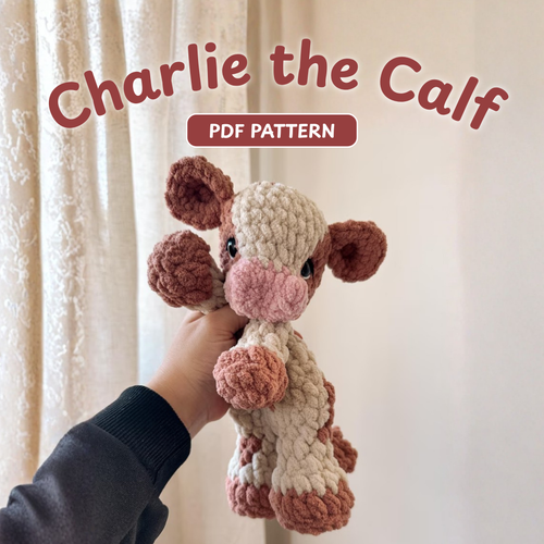 Crochet Charlie the Calf Pattern (Standard + Highland Mod)
