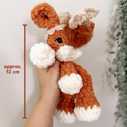 Crochet Charlie the Calf Pattern (Standard + Highland Mod)