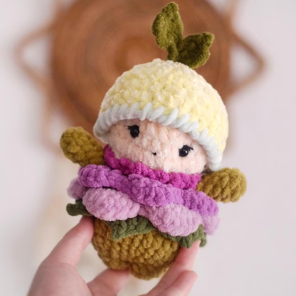 Crochet Chunky Florette Pattern (Flower Amigurumi)