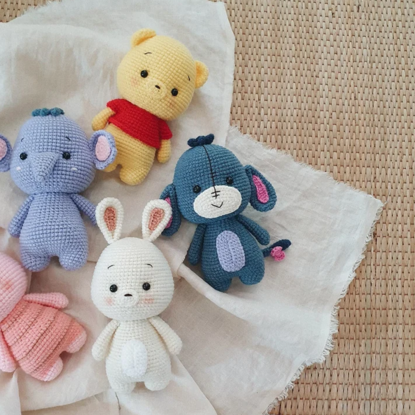 Crochet Amigurumi Donkey Pattern (5–6 Inch Finished Size)