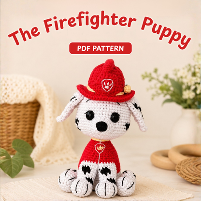 Crochet Marshall Pattern (Paw Patrol Amigurumi)