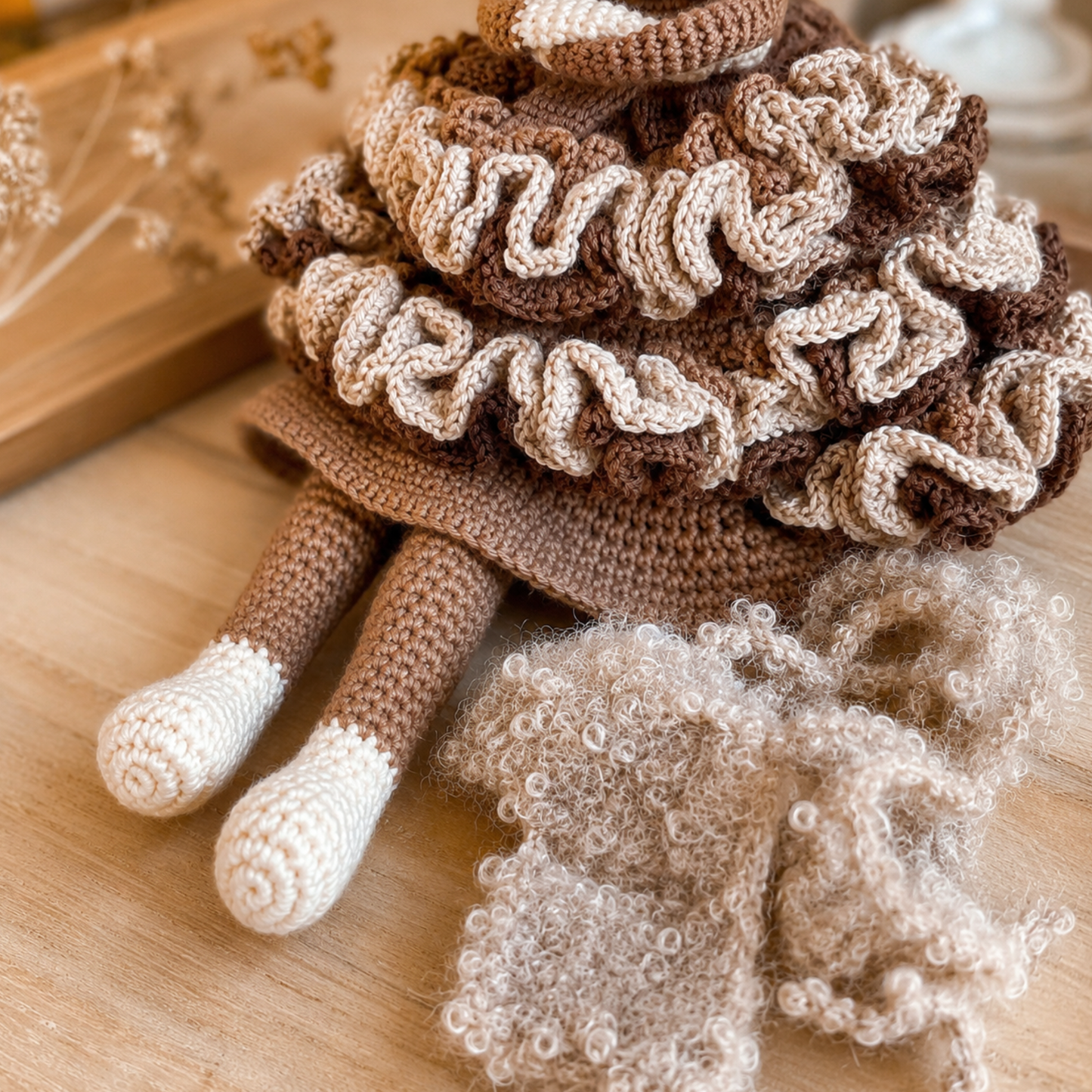 Crochet Friendly Deer Pattern (31 cm Doll)