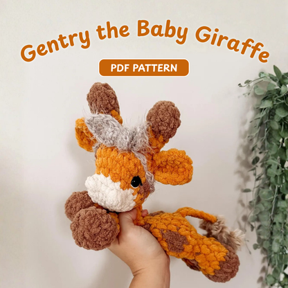 Crochet Gentry the Baby Giraffe Pattern