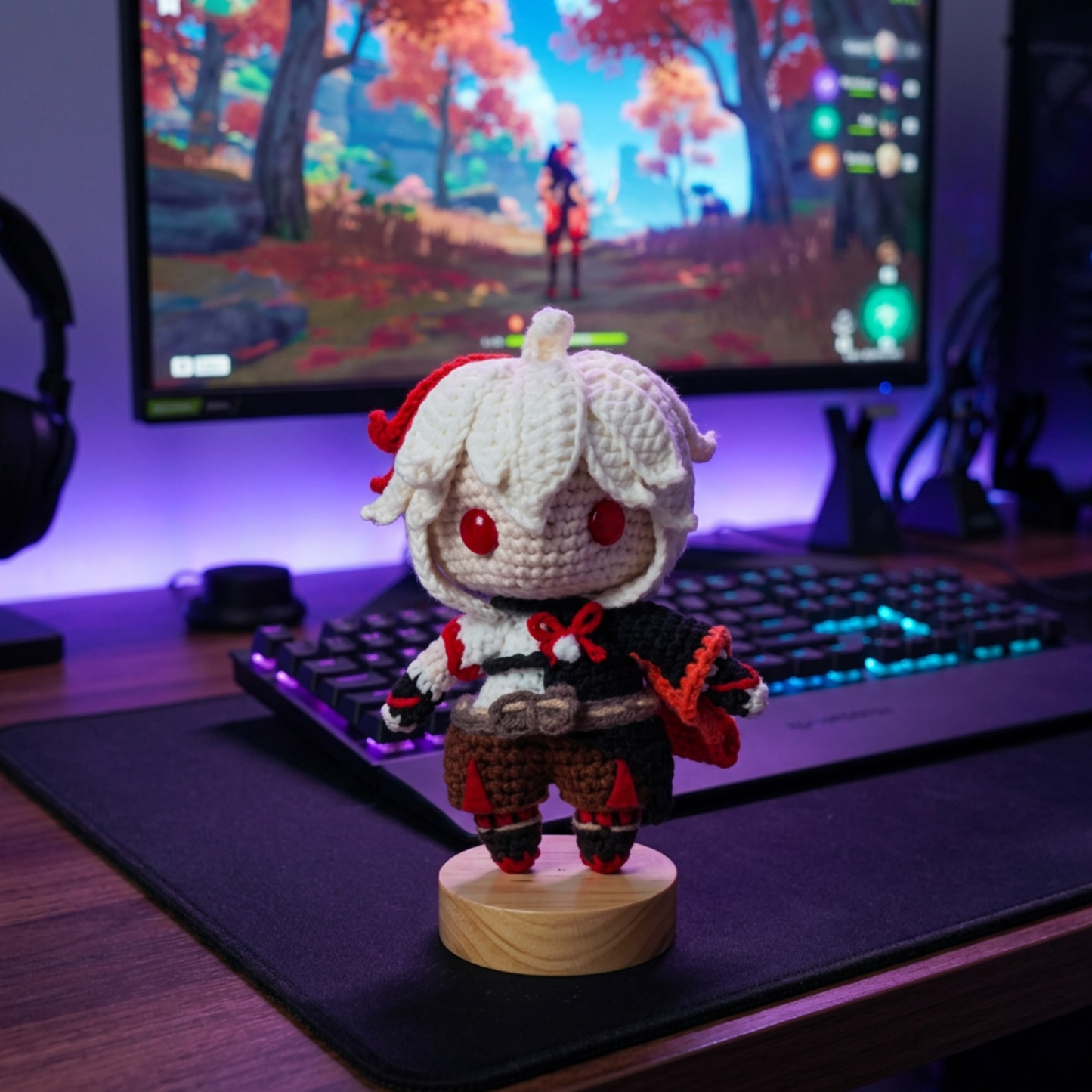Crochet Kazuha Amigurumi Pattern (Genshin Impact)