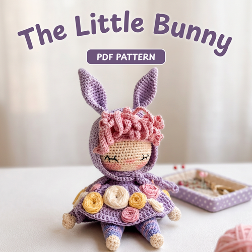 Crochet Little Bunny Pattern (Amigurumi Doll)