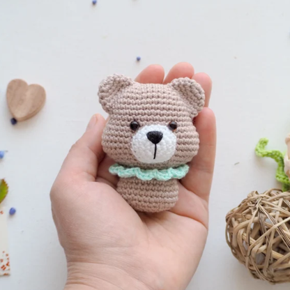Crochet Mini Toys Pattern (Fox, Bunny, Bear, Dragon, Reindeer, and Giraffe)