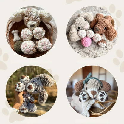 Crochet Paw the Puppy Pattern (No Sew)
