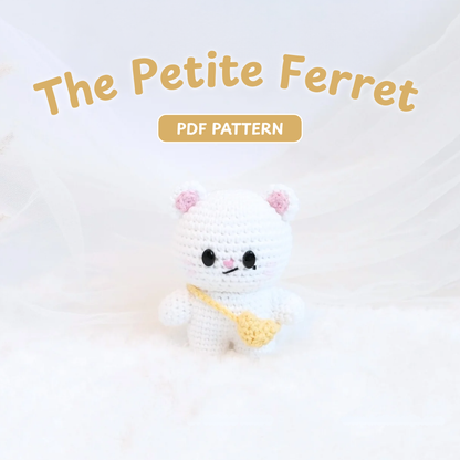Crochet Petite Ferret Amigurumi Pattern