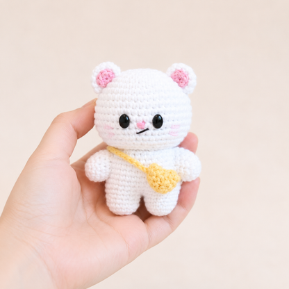 Crochet Petite Ferret Amigurumi Pattern