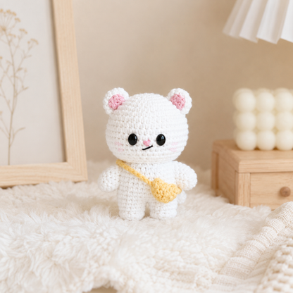 Crochet Petite Ferret Amigurumi Pattern