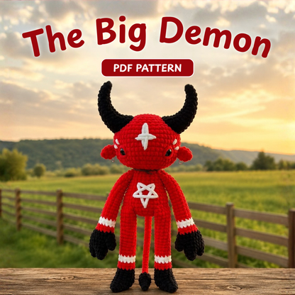 Crochet Big Demon Pattern