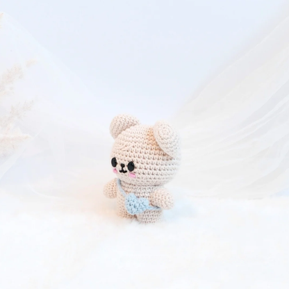 Crochet Puppym Puppy Pattern (7 x 10 cm)