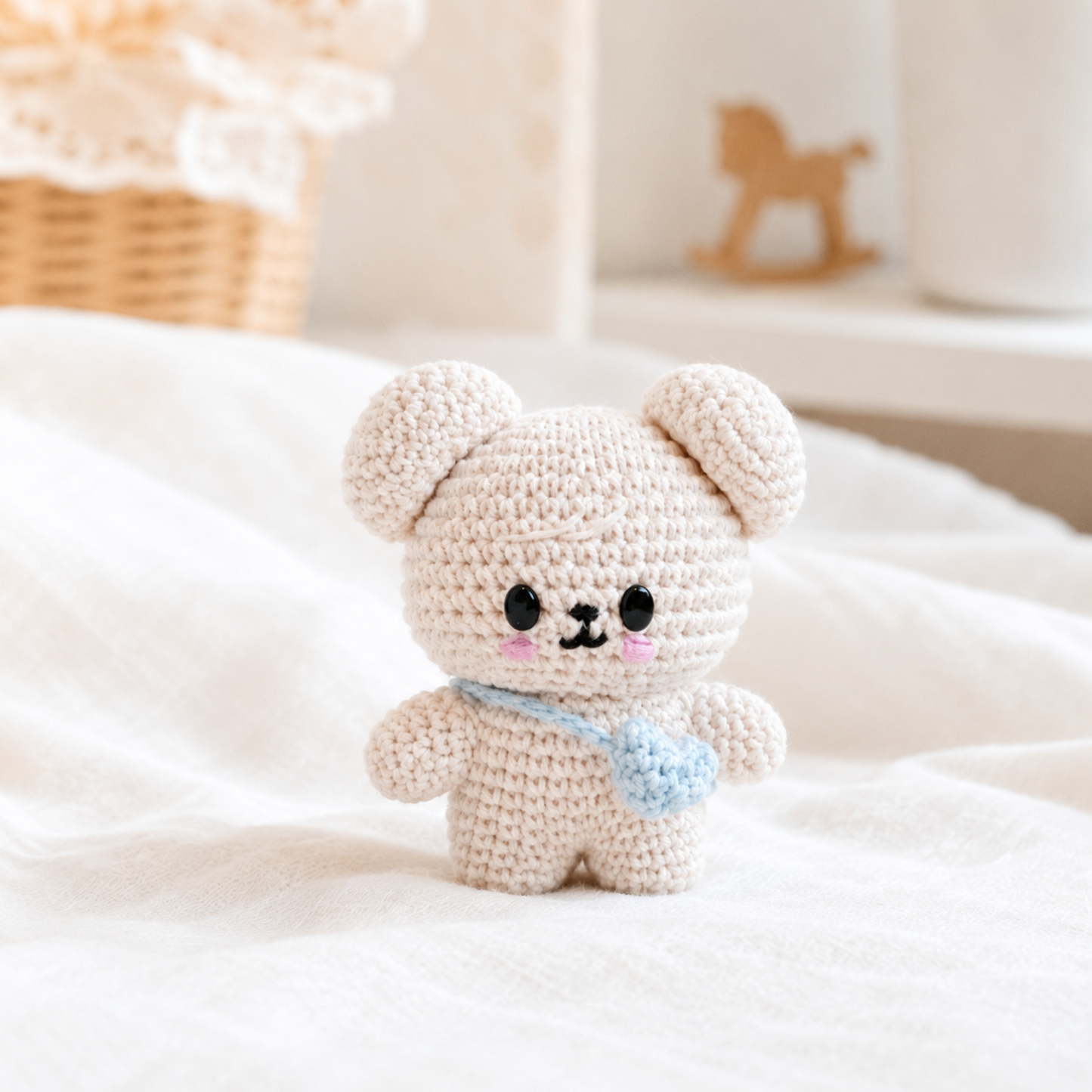Crochet Puppym Puppy Pattern (7 x 10 cm)