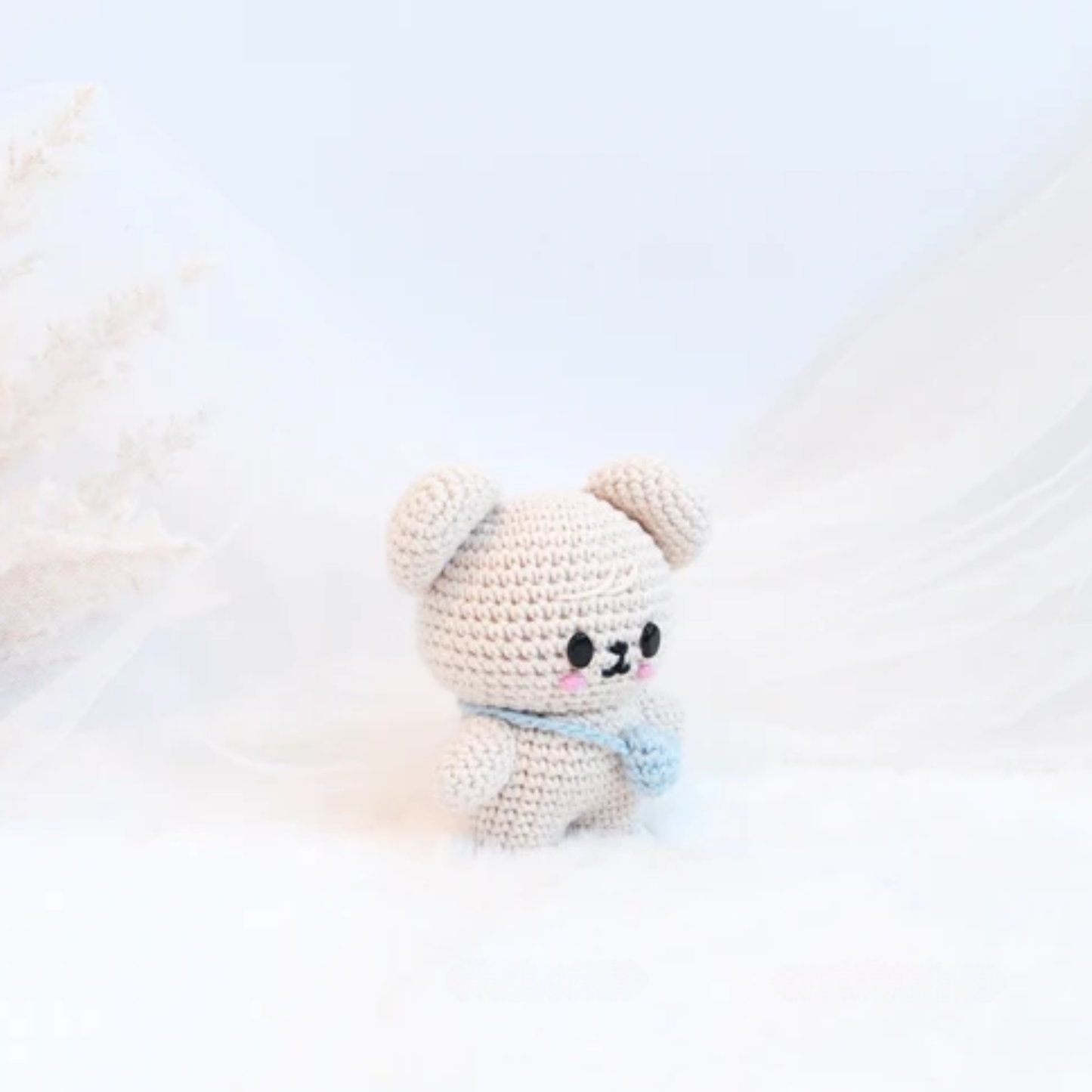 Crochet Puppym Puppy Pattern (7 x 10 cm)