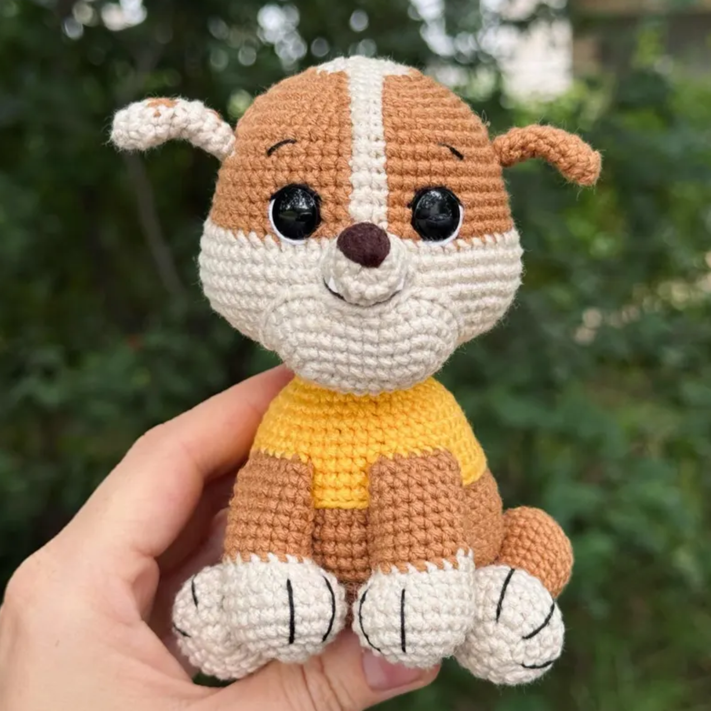 Crochet Rubble Pattern (Paw Patrol Amigurumi)