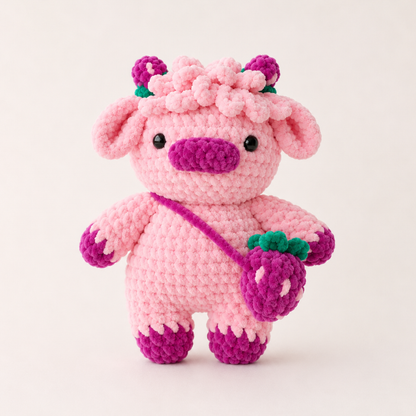 Crochet Cherry Cows Mod Pattern (2 Variants)