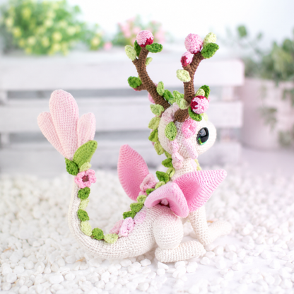 Crochet Zephyr the Cherry Blossom Dragon Pattern